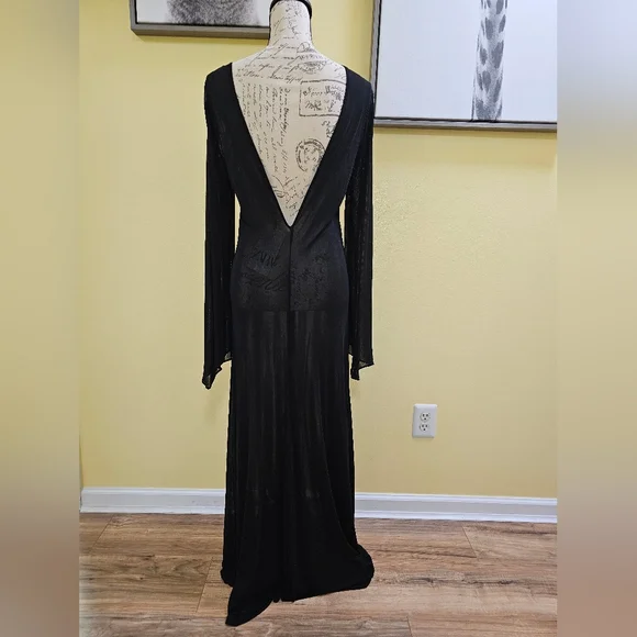 NEW ZARA FLUID OPEN BACK DRESS - Picture 4 of 11